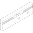 Dishwasher Control Panel And Overlay (black) for Frigidaire FBD2400KB12B - Part 154667445