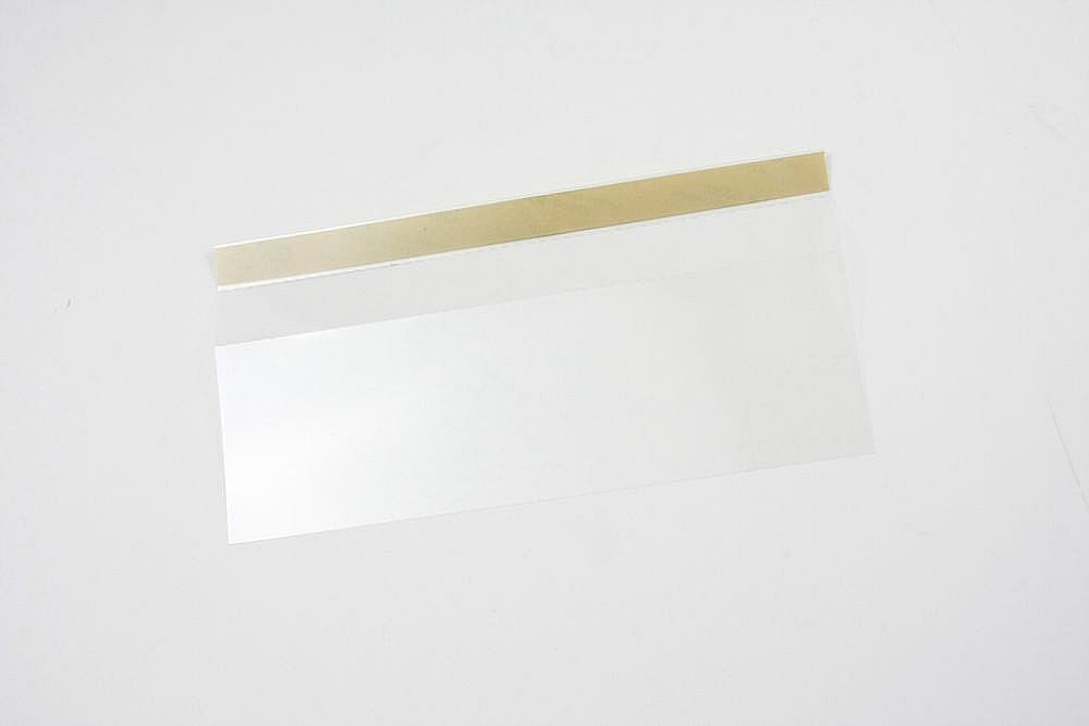 Part #5304525214, Crosley Dishwasher Detergent Dispenser Shield (Replaces 154719301) / 9.20 x 1.55 x 0.95