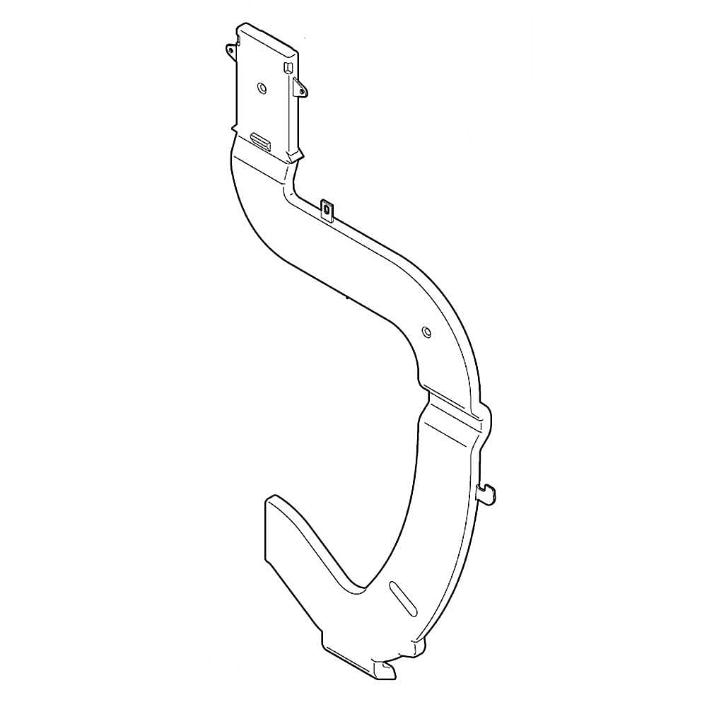 Kenmore Part #154755801, Dishwasher Air Duct | 23.10 x 12.75 x 1.90