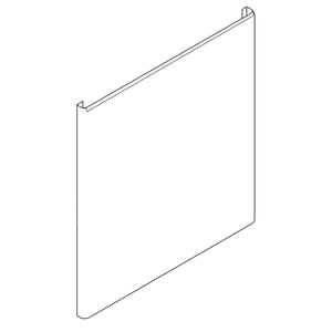 Dishwasher Door Outer Panel (silver Mist) 154829006