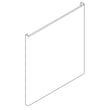 Dishwasher Door Outer Panel (silver Mist) for Frigidaire FFBD2404NS0A - Part 154829006