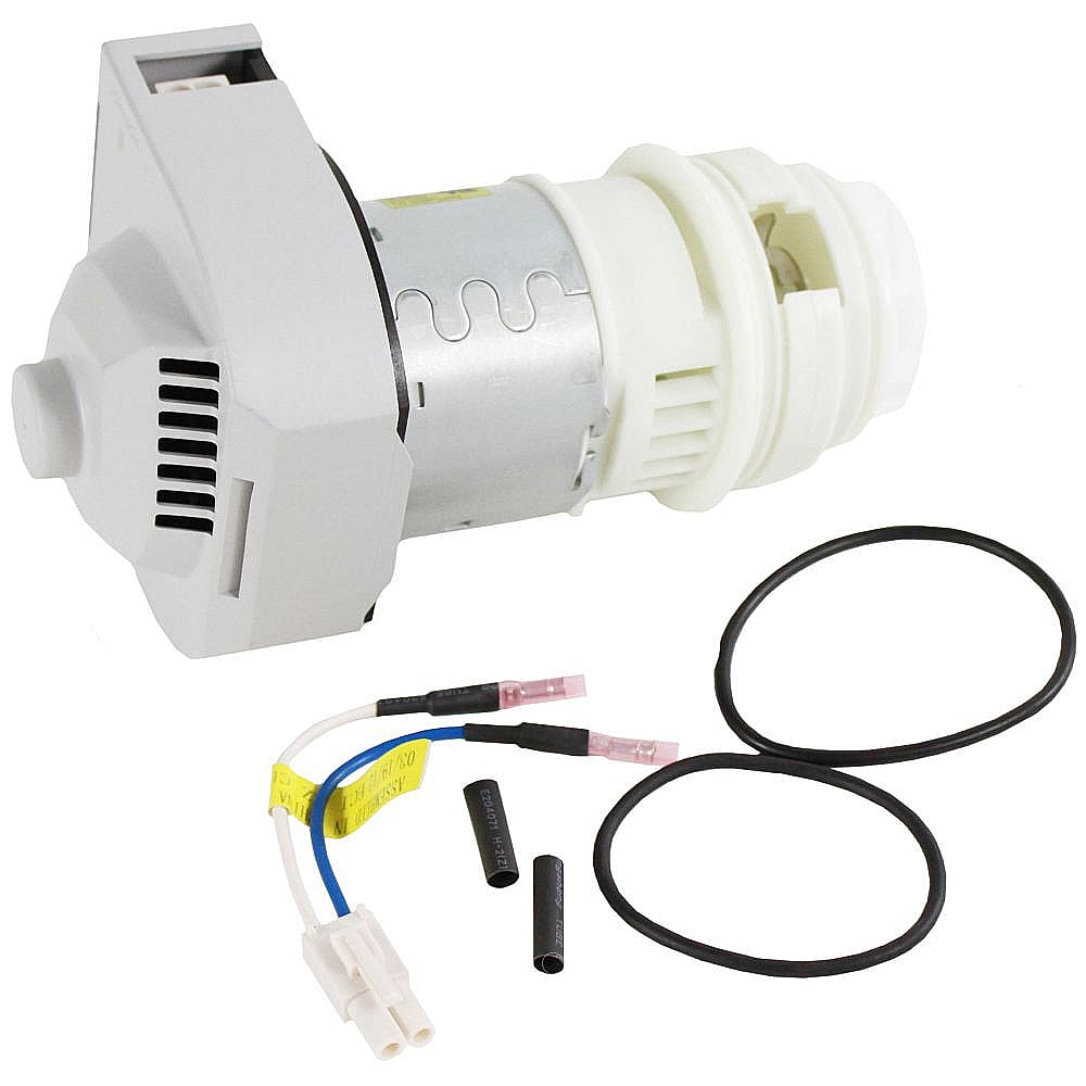 Part #154859201, Frigidaire Dishwasher Circulation Pump (Replaces 154395401, 154474001, 154682801, 154792901) / 8.40 x 6.40 x 5.70