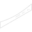 Dishwasher Control Panel Overlay (black) for Frigidaire FFBD2408NB6C - Part 154878203