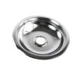 Range Drip Pan, 8-in (chrome) (replaces 318067010, 5303013588, 5303935054, 5304432495) 316048413