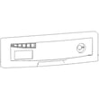Dishwasher Control Panel (white) for Kenmore 58714402400 - Part 5304460929