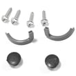 Dishwasher Side Mounting Bracket Kit for Frigidaire FGHD2472PF0 - Part 5304475602