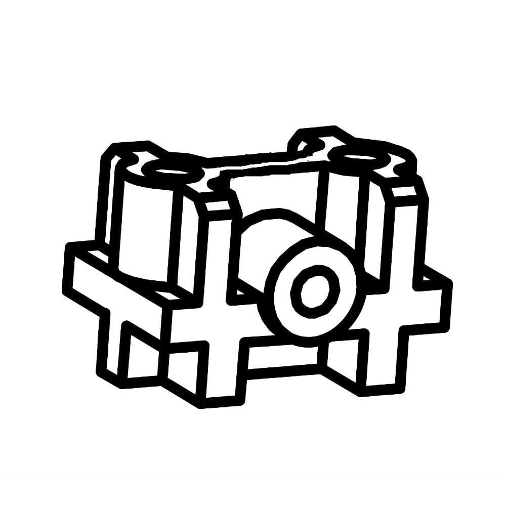 Kenmore Part #5304482372, Block | 0.75 x 0.55 x 0.50