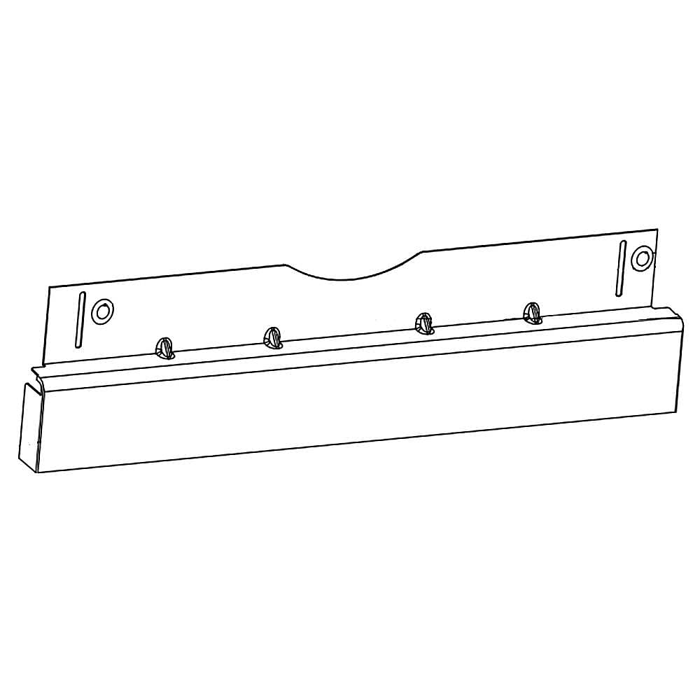 Kenmore Part #5304482403, Toe Plate | 23.00 x 6.50 x 1.50