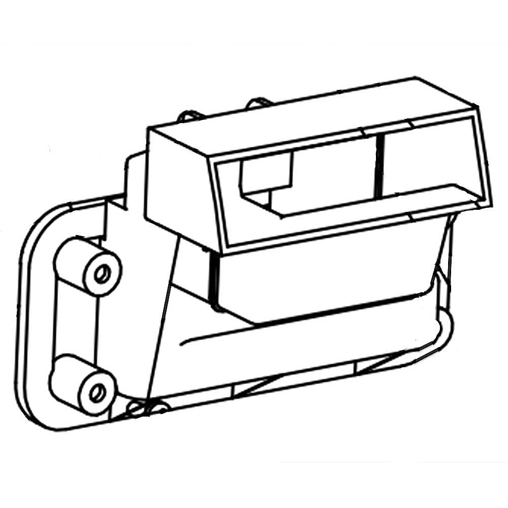 Kenmore Part #5304482424, Vent Assembly | 5.60 x 5.30 x 3.85