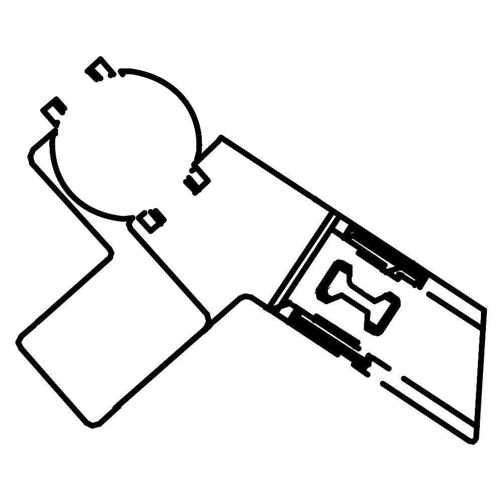 Kenmore Part #5304482470, Bracket | 2.25 x 1.60 x 1.10