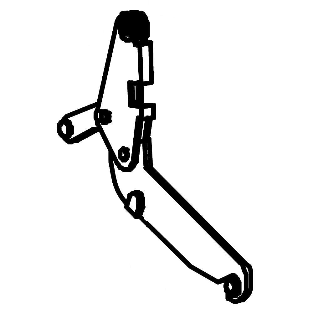 Kenmore Part #5304482484, Hinge | 7.40 x 2.75 x 0.40