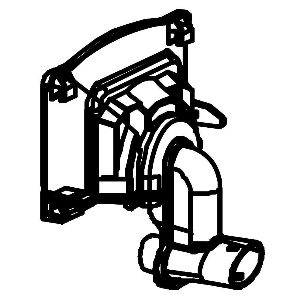 Kenmore Part #5304482489, Delivery Assembly | 5.40 x 5.30 x 2.95