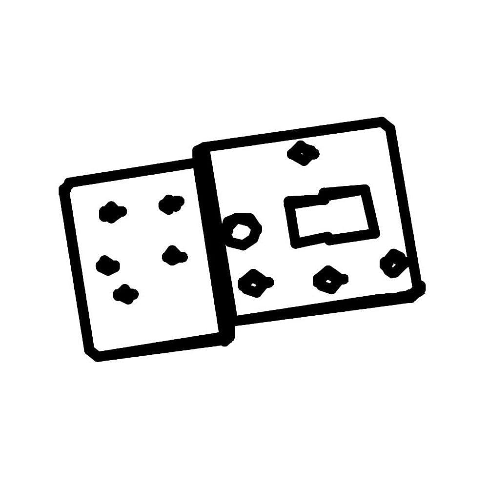 Kenmore Part #5304483457, Support | 3.00 x 1.85 x 0.40