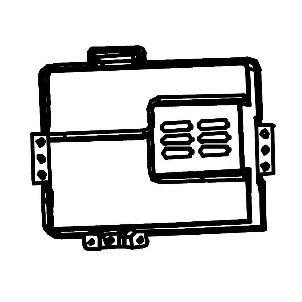 Kenmore Part #5304483458, Cover | 5.95 x 4.60 x 2.55