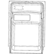 Dishwasher Door Inner Panel for Kenmore 58714652201B - Part 5304483479