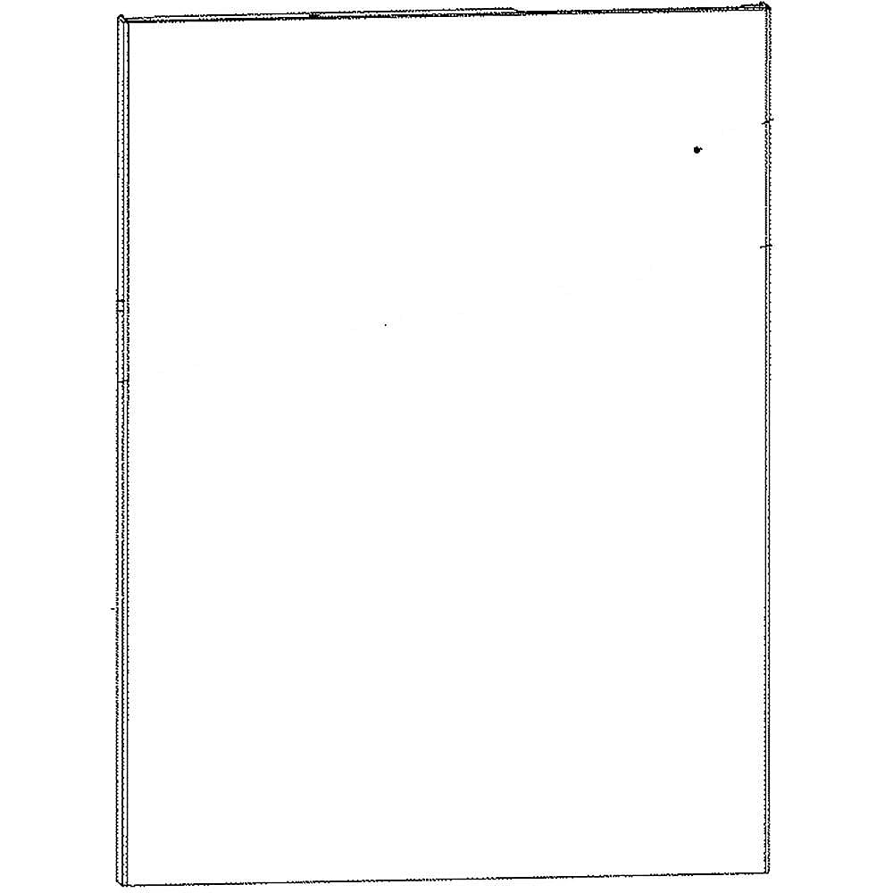 Kenmore Part #5304483512, Dishwasher Door Outer Panel (White) | 23.00 x 17.50 x 1.75