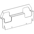 Dishwasher Brace for Kenmore 58714652201B - Part 5304483513