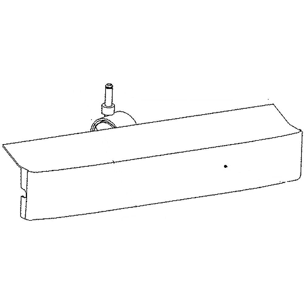 Kenmore Part #5304483528, Toe Plate | 19.25 x 5.85 x 3.15