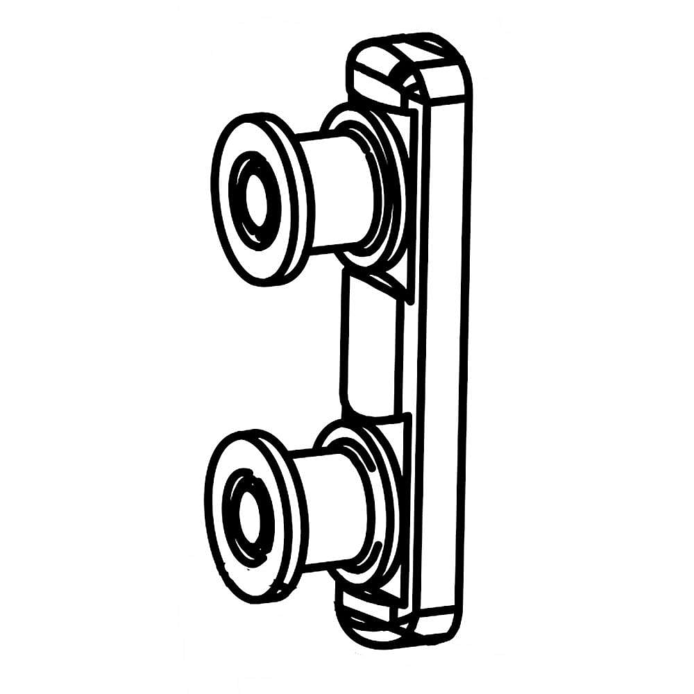 Kenmore Elite Part #5304483633, Dishwasher Roller Assembly | 3.10 x 1.10 x 0.85