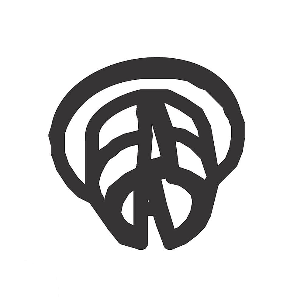 Kenmore Elite Part #5304483638, Cap | 0.45 x 0.45 x 0.45