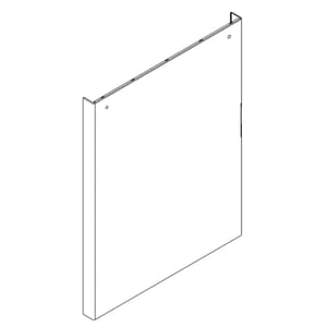 Dishwasher Door Outer Panel (stainless) 5304498568