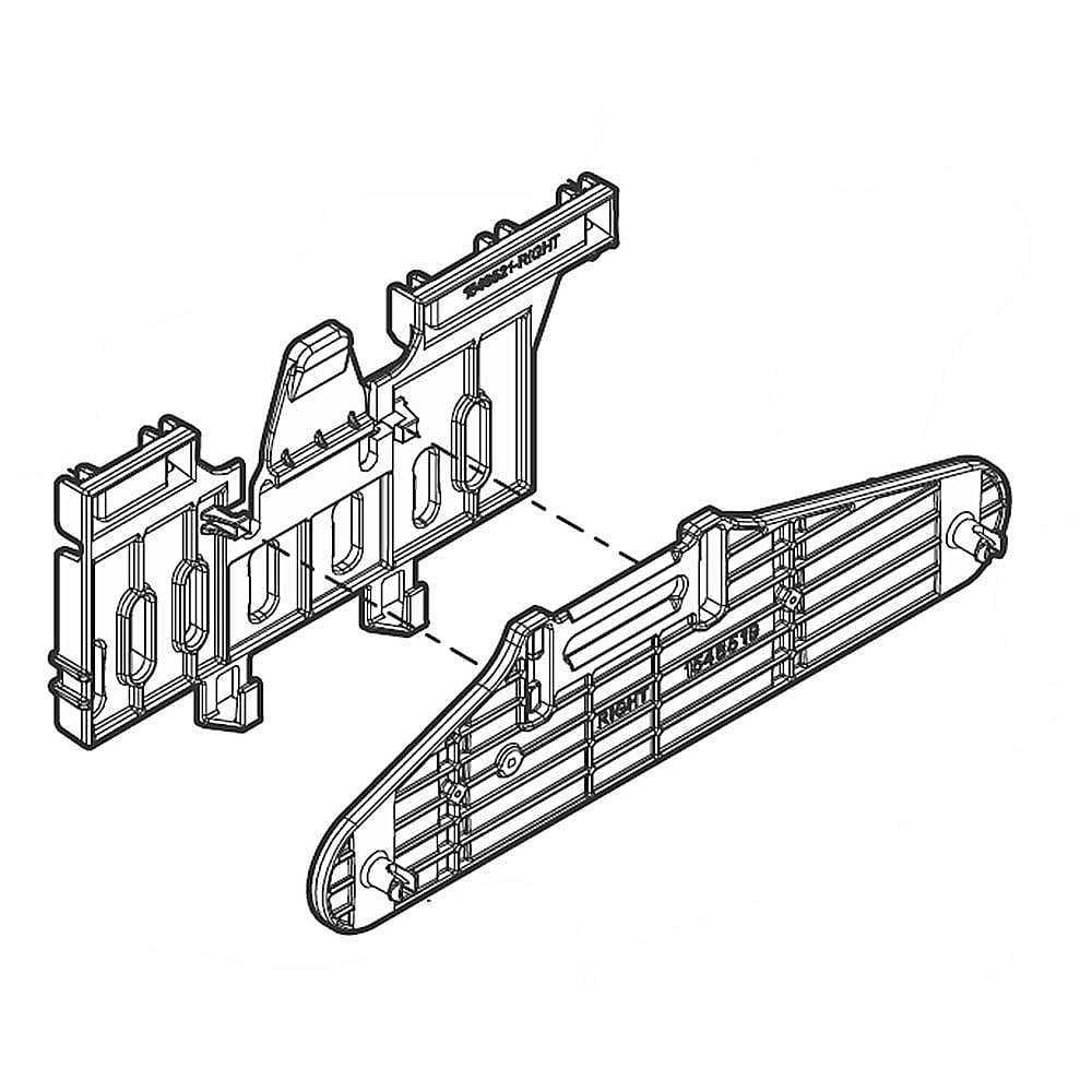 Part #5304532268, Dishwasher Dishrack Adjuster, Right (Replaces 5304506530)