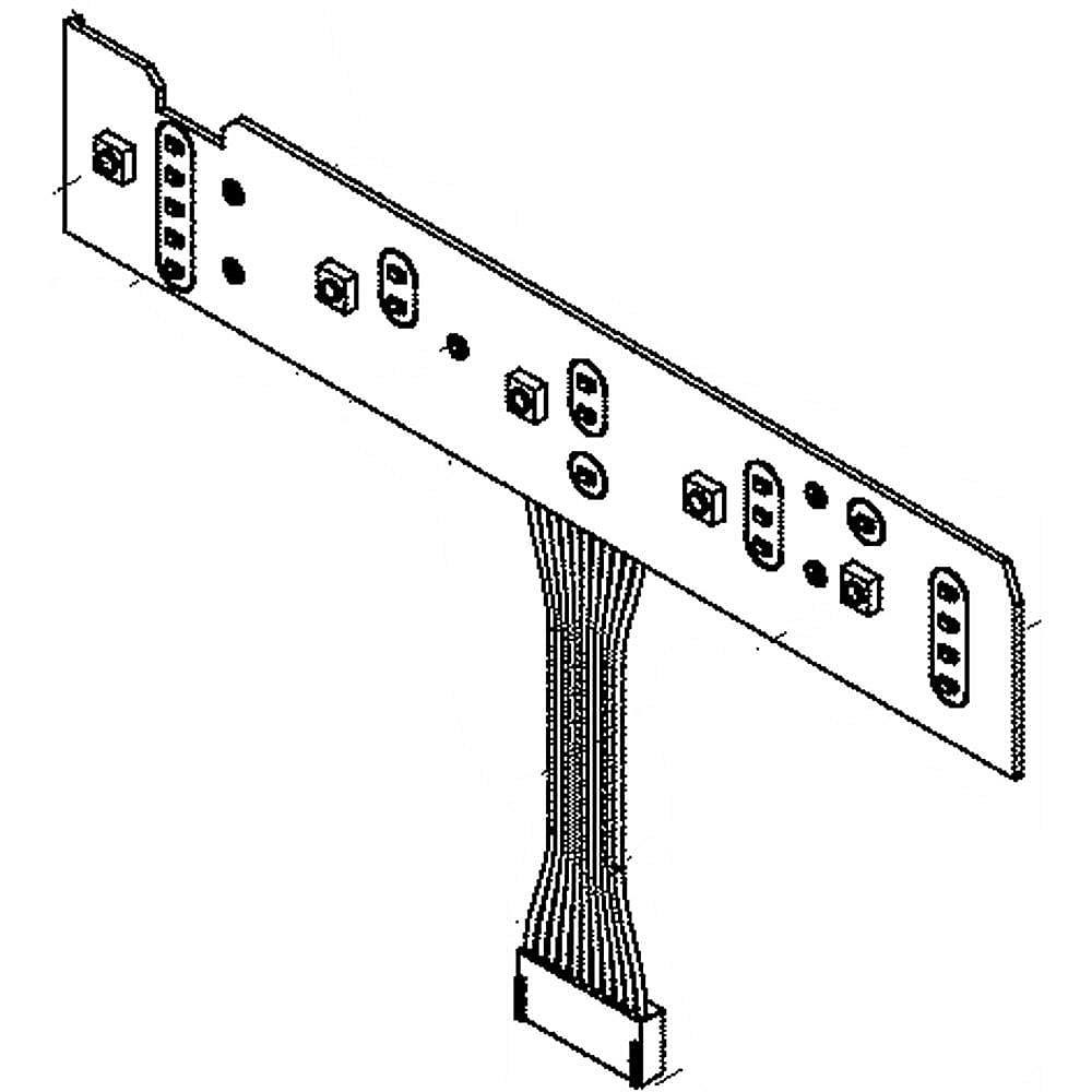 Frigidaire Part #5304506923, Dishwasher User Interface | 11.80 x 7.70 x 4.30