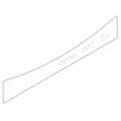 Dishwasher Control Panel Insert (black) for Frigidaire FFBD2408NW8C - Part 5304507085