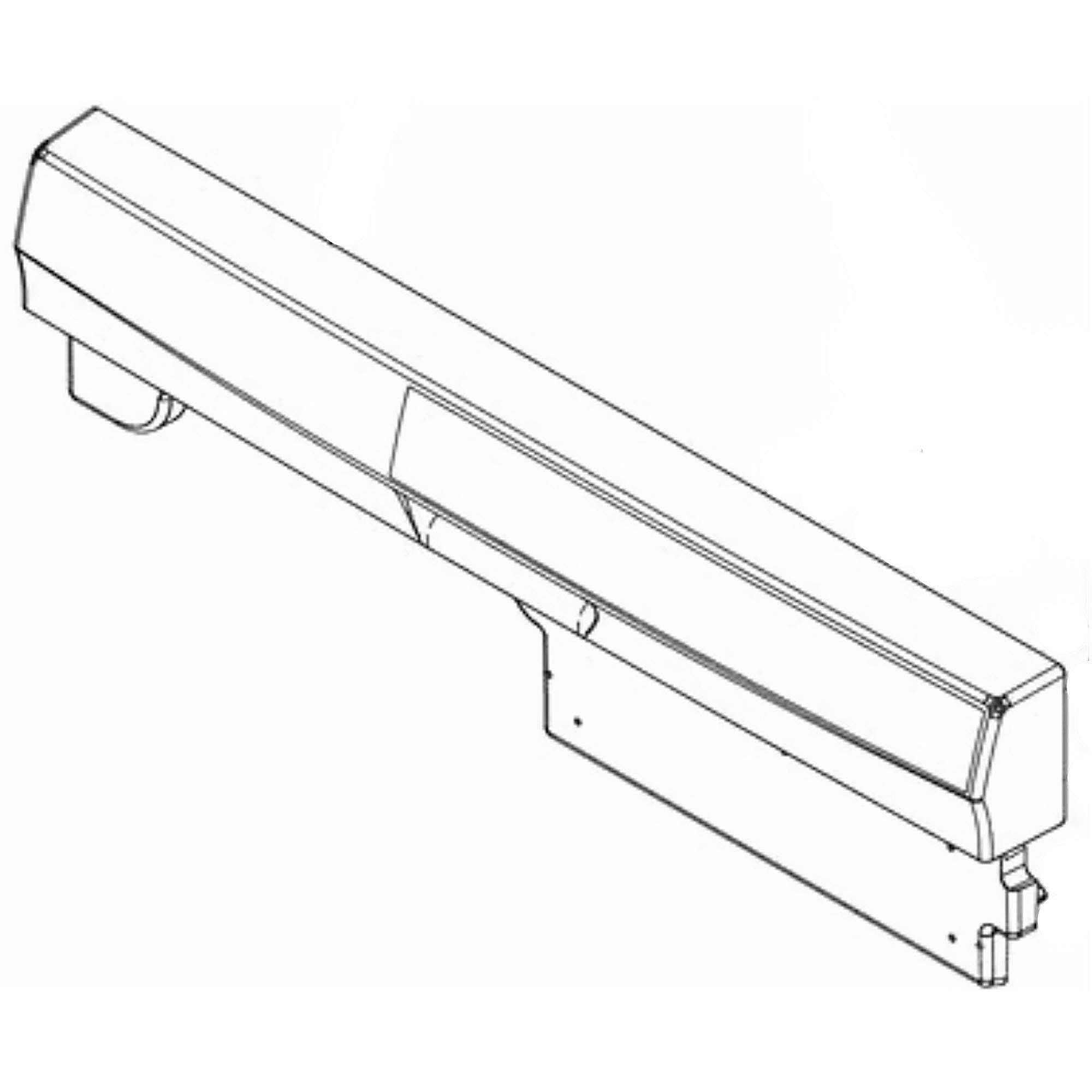 Part #5304507359, Dishwasher Control Panel And Overlay (Black) / 25.00 x 7.75 x 2.85
