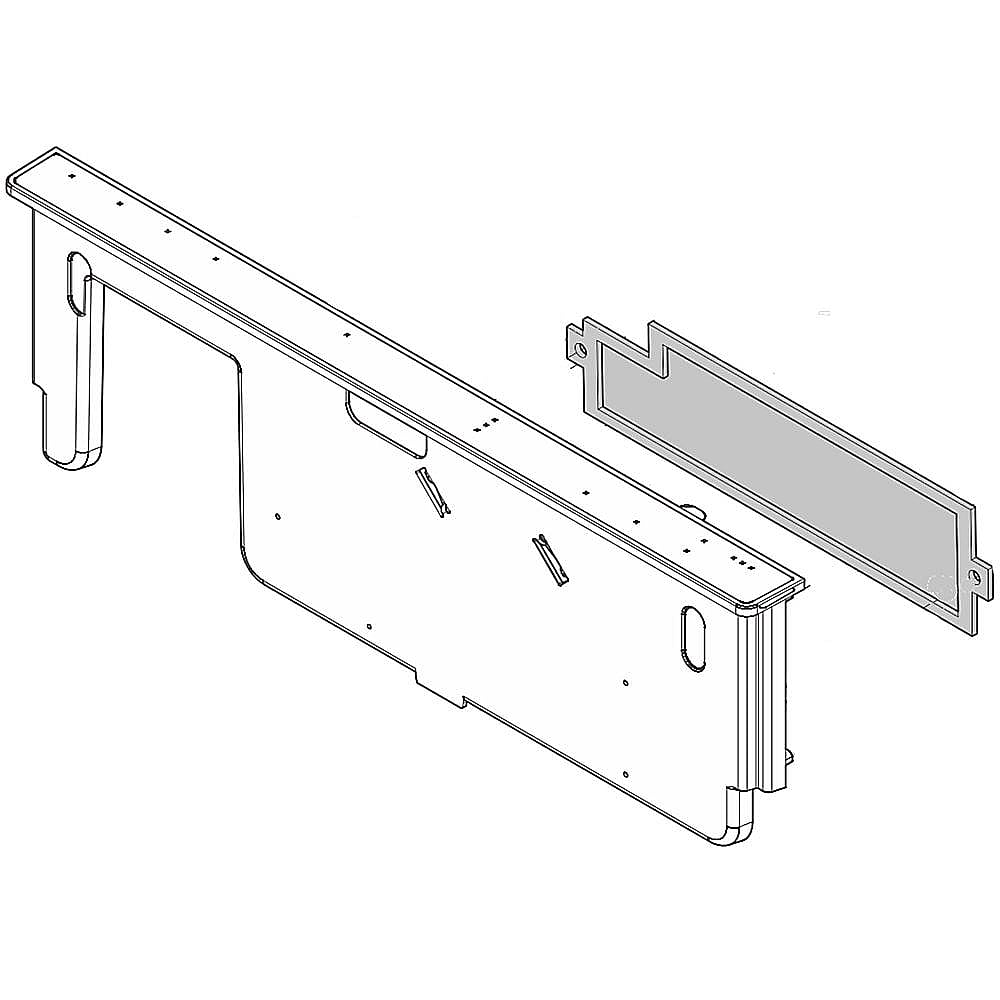 Part #5304517489, Dishwasher Control Panel Assembly (Black) (Replaces 5304510742) / 25.00 x 9.00 x 3.00