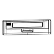 Console,assembly ,white for Frigidaire FFBD1821MB1B - Part 5304513720