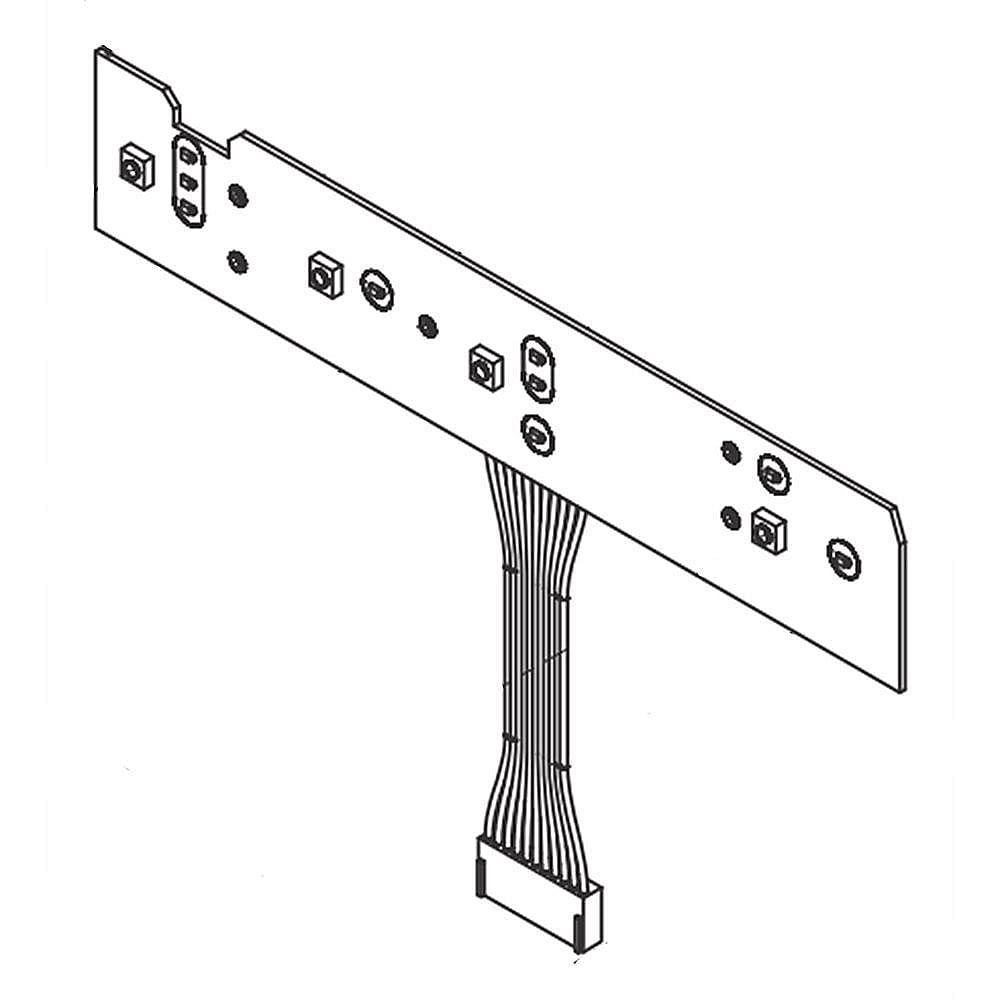 Frigidaire Part #5304517207, Dishwasher User Interface | 11.90 x 7.50 x 4.40