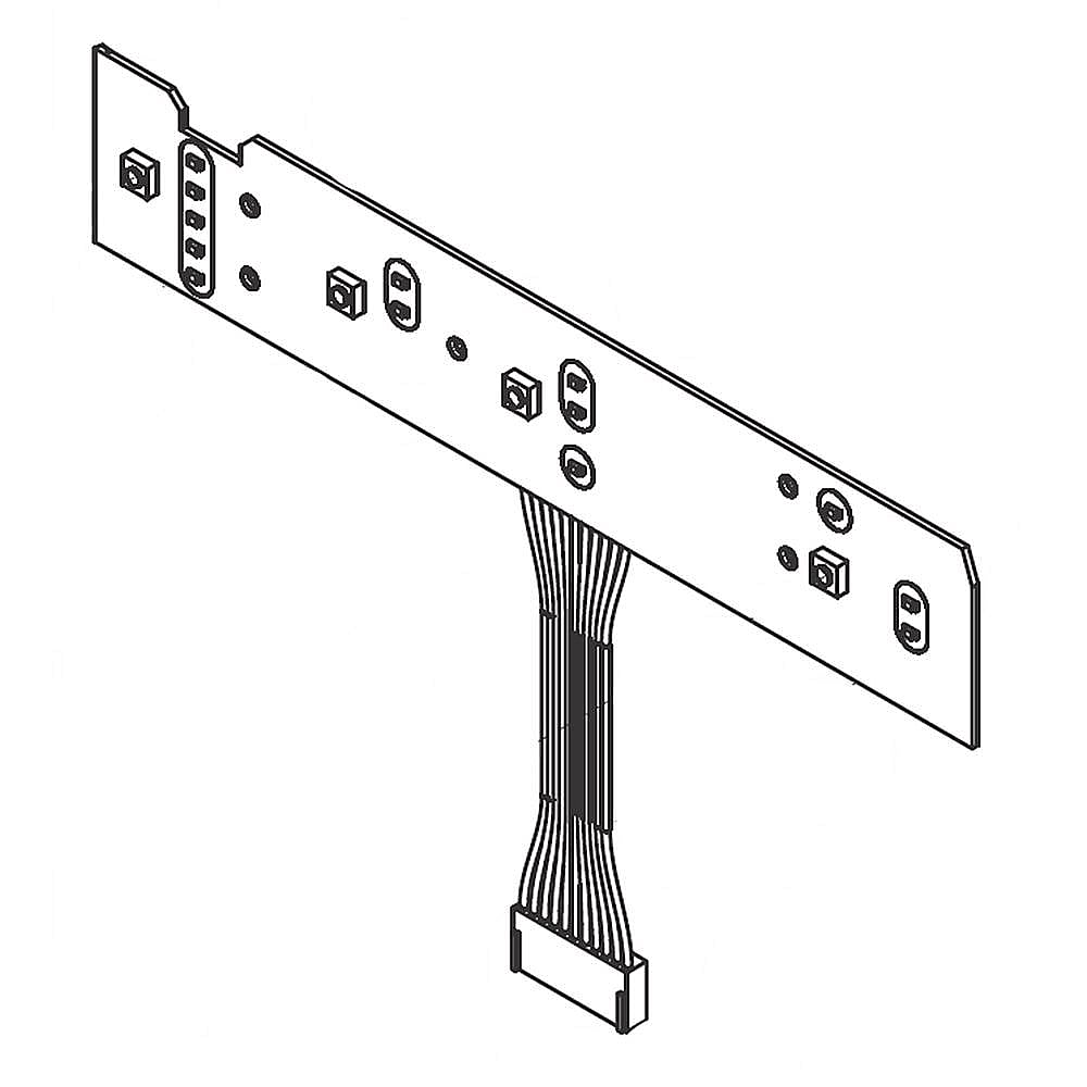 Frigidaire Part #5304517208, Dishwasher User Interface | 11.90 x 7.60 x 4.40