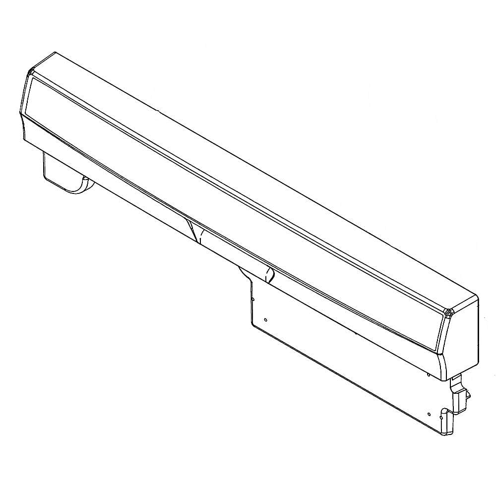 Part #5304517660, Dishwasher Control Panel And Overlay (Stainless) / 25.65 x 7.80 x 2.85