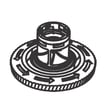 Lock Nut,spray Arm ,middle for Frigidaire FGIP2468UD2A - Part 5304517893