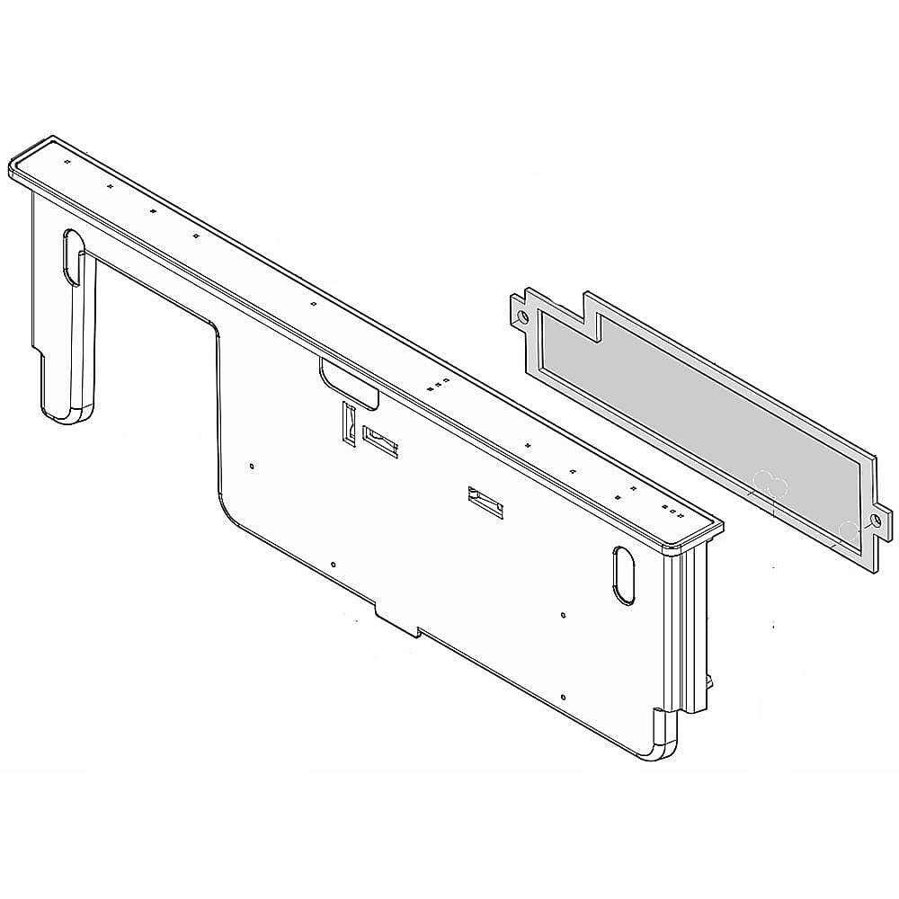 Part #5304518473, Dishwasher Control Panel And Overlay (Black) / 33.00 x 9.50 x 4.25
