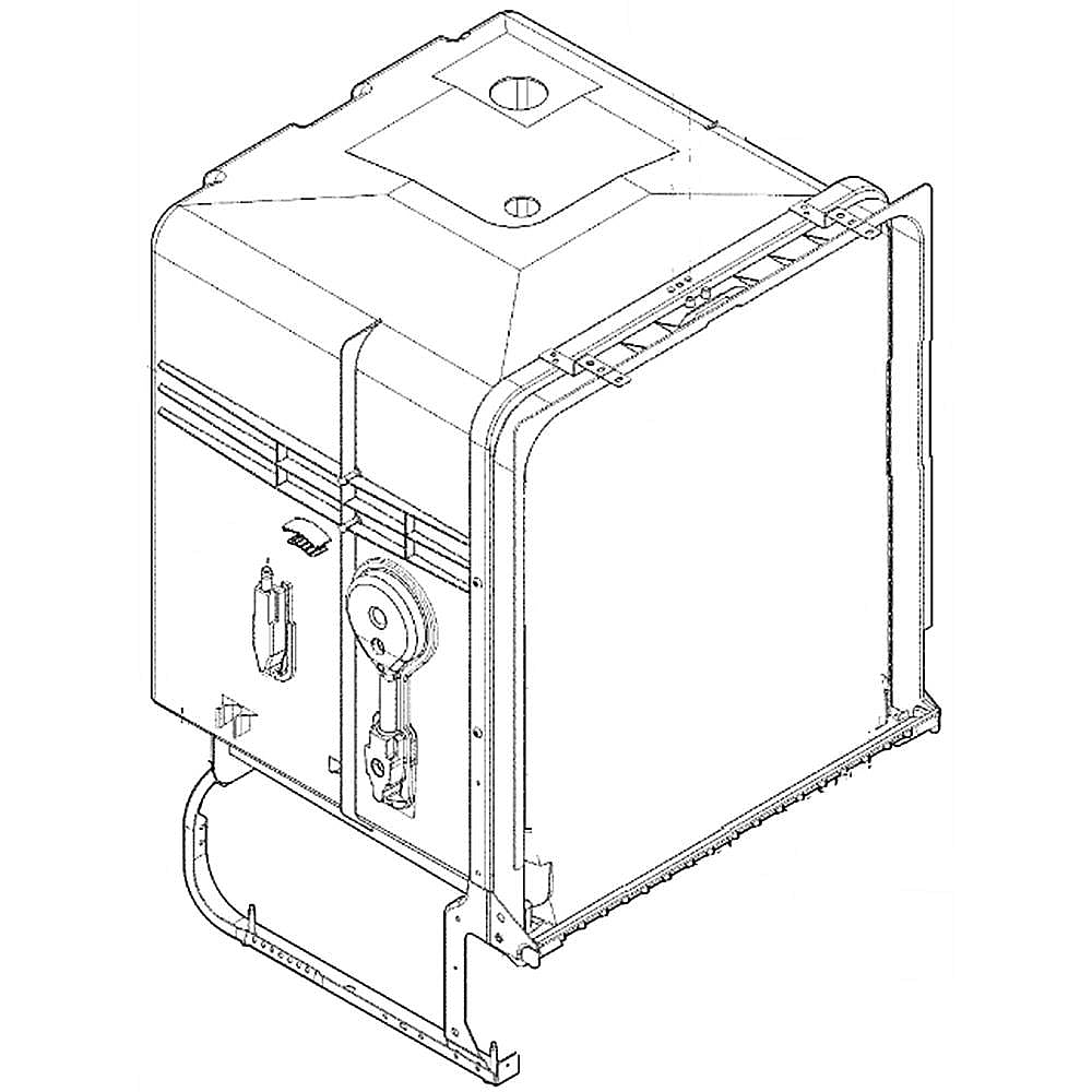 Frigidaire Part #5304518987, Dishwasher Tub Assembly | 35.00 x 25.50 x 24.00