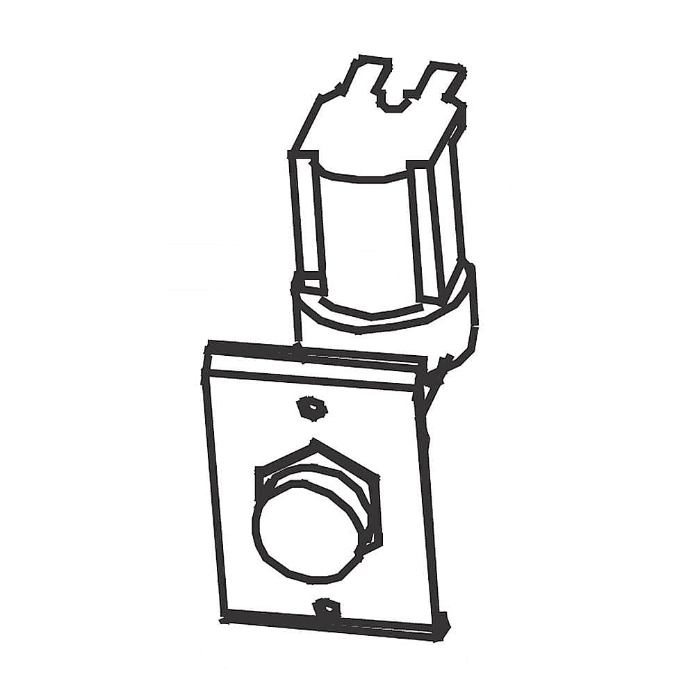 Part #5304519252, Electrolux Dishwasher Water Inlet Valve / 4.00 x 2.60 x 1.65