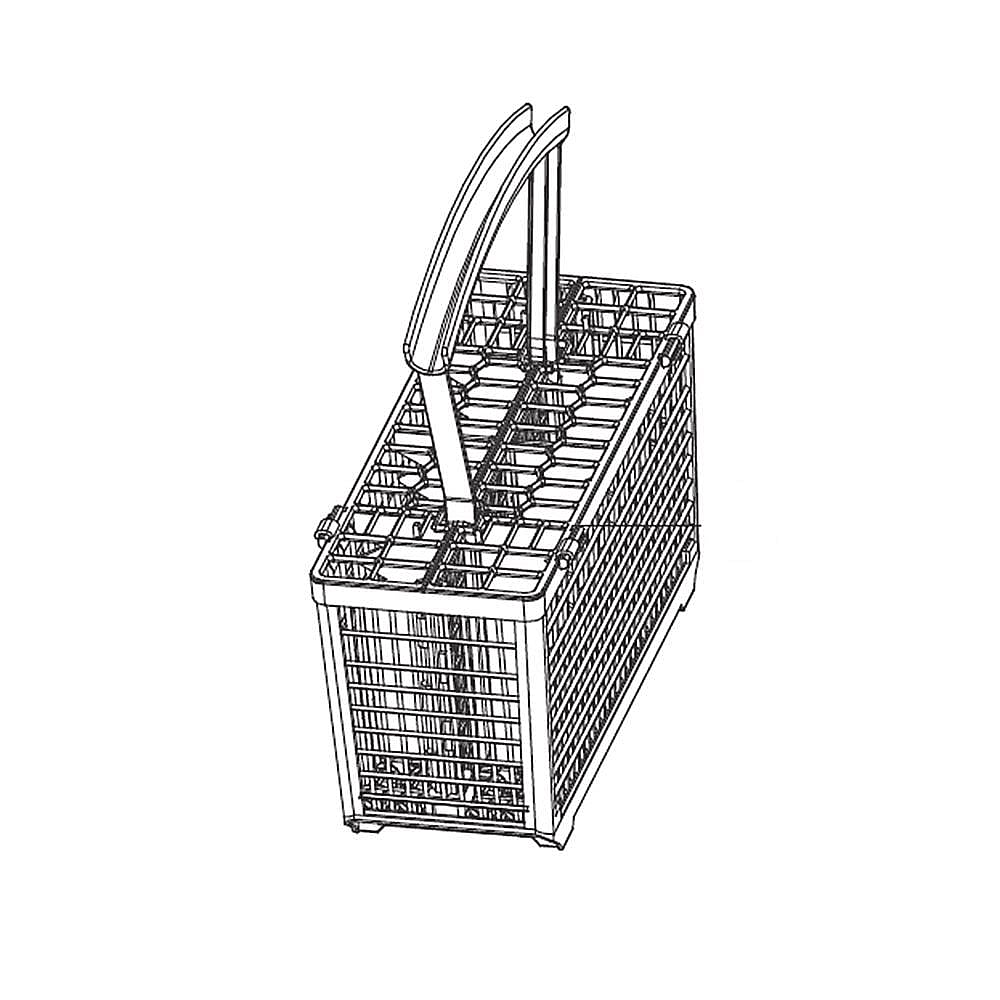 Part #5304519287, Electrolux Basket / 9.35 x 9.05 x 4.00
