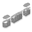 Dishwasher Silverware Basket (replaces 5304506523, 5304507404)