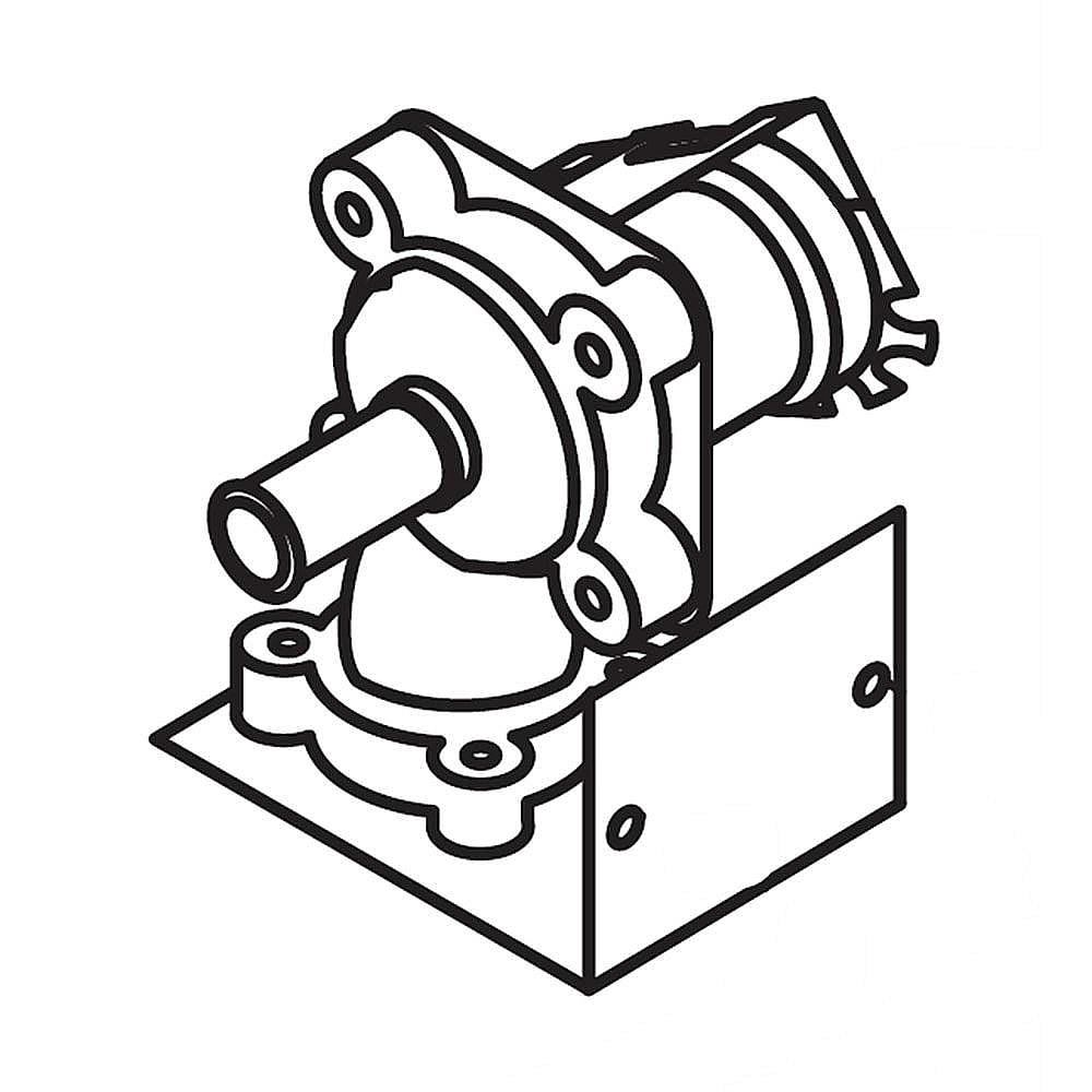 Part #5304525044, Crosley Dishwasher Water Inlet Valve (Replaces 5304521660) / 3.30 x 2.40 x 2.30