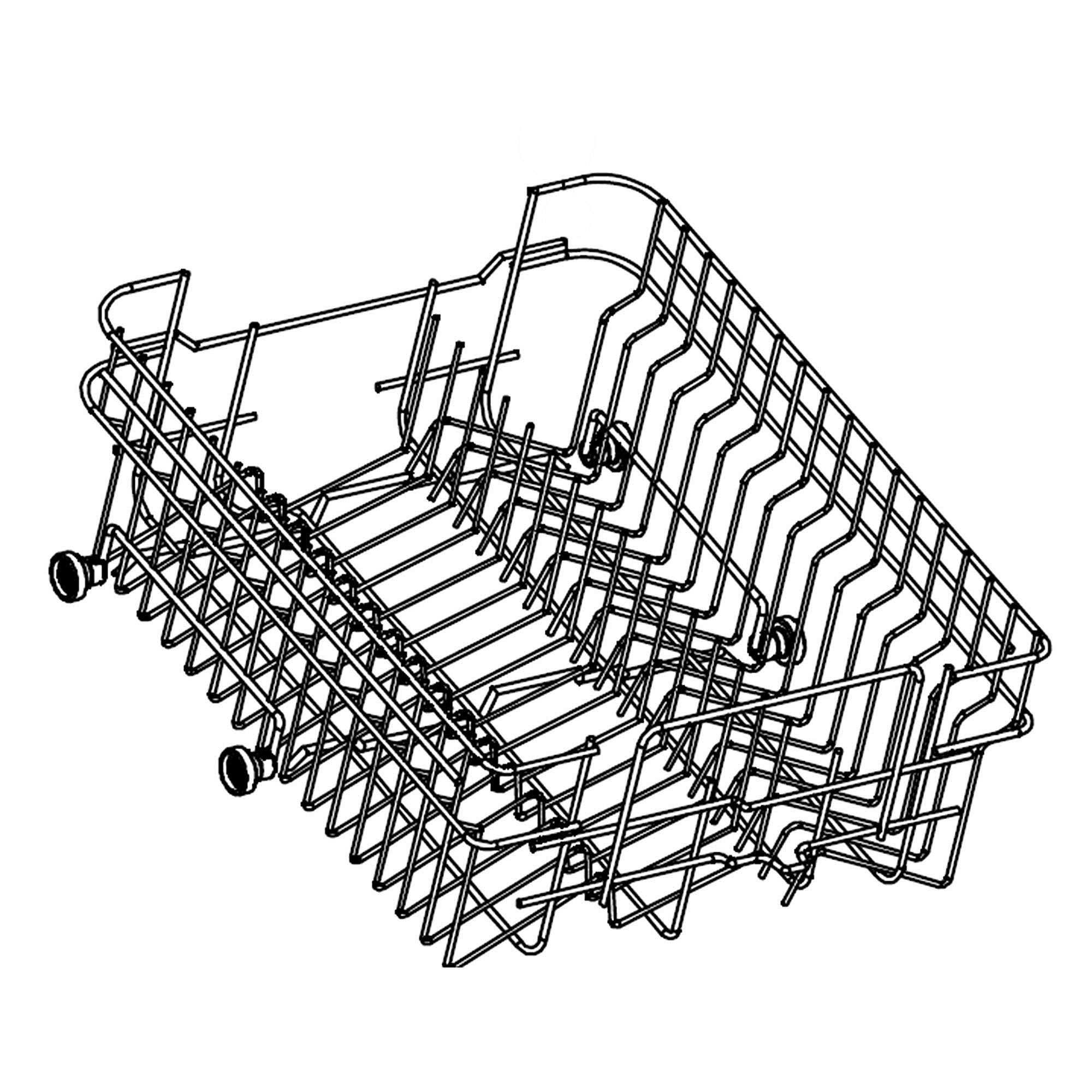 Part #5304534972, Dishwasher Dishrack, Upper (Replaces 5304483504) / 54.00 x 51.00 x 10.00