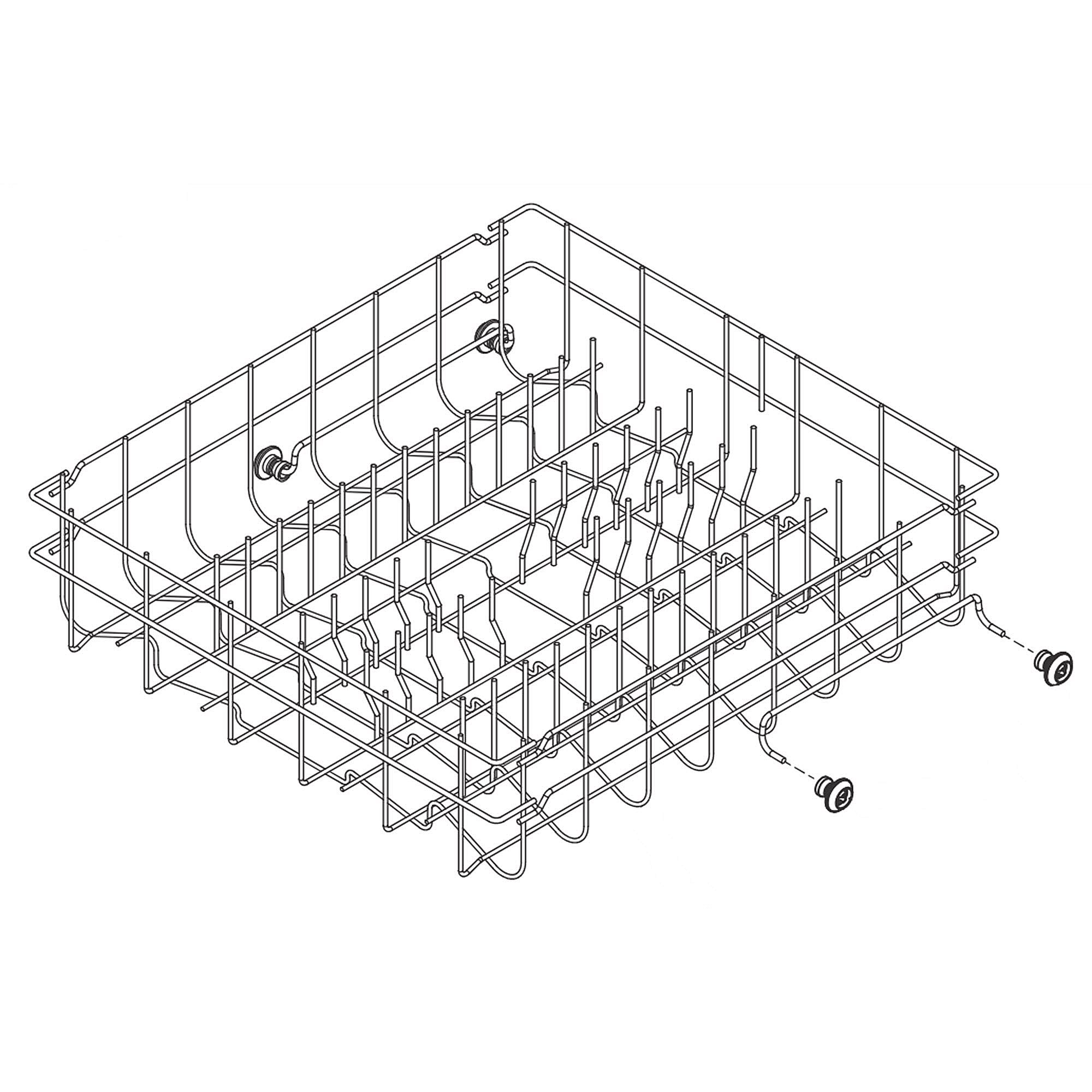 Part #5304535380, Frigidaire Dishwasher Dishrack, Upper