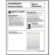 Instructions for Kenmore 58712339510A - Part 6710010896
