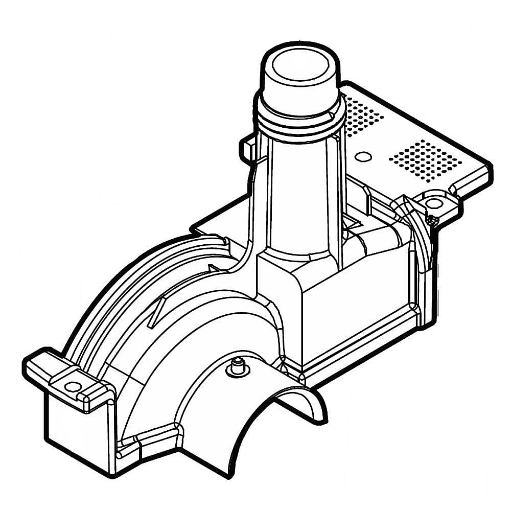 Part #807114001, Dishwasher Circulation Pump Volute / 6.00 x 3.45 x 3.10