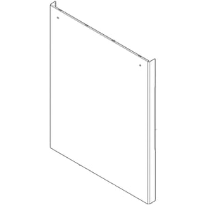 Dishwasher Door Outer Panel (stainless) 807278503