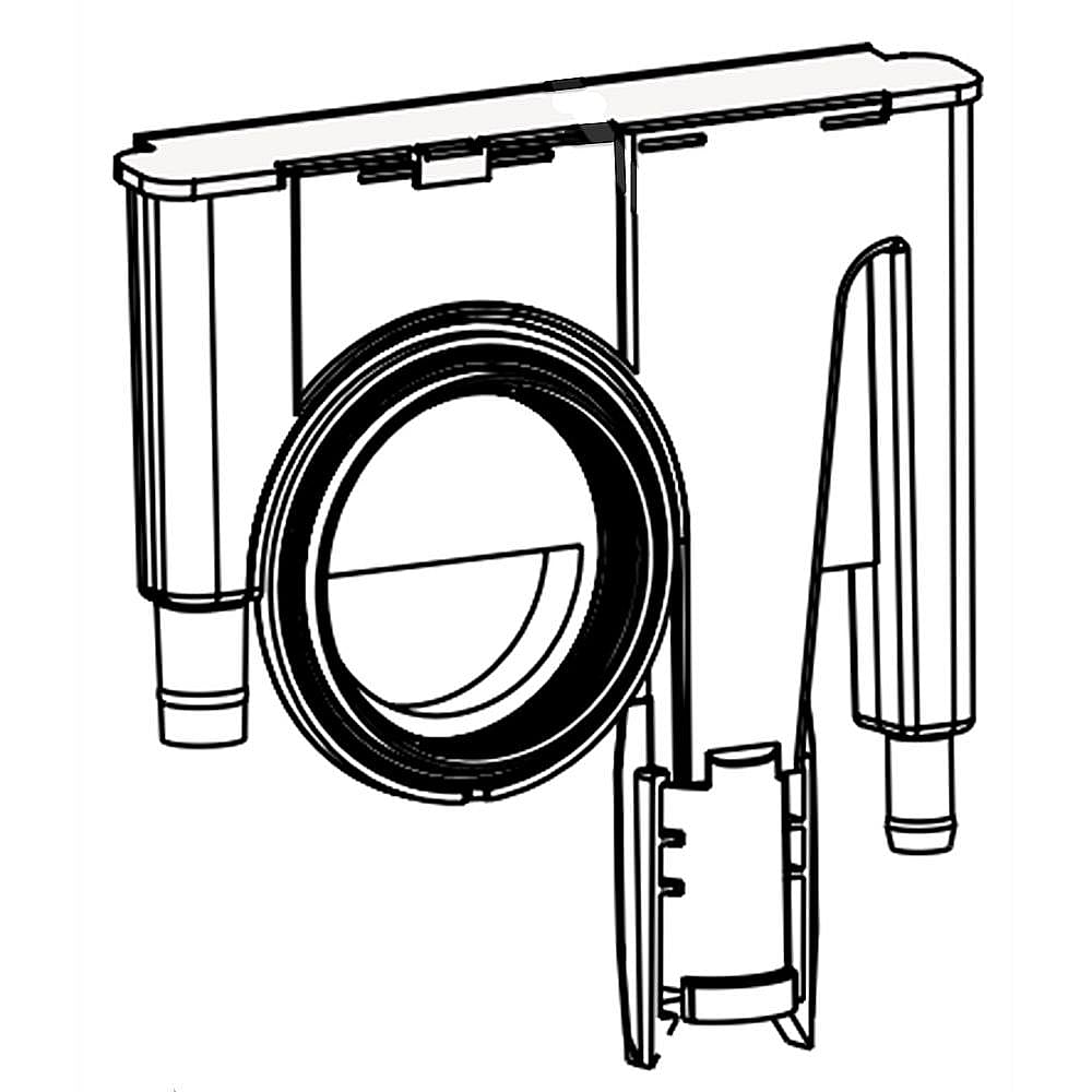 Part #a01087405, Crosley Dishwasher Water Tank / 8.00 x 6.95 x 1.55