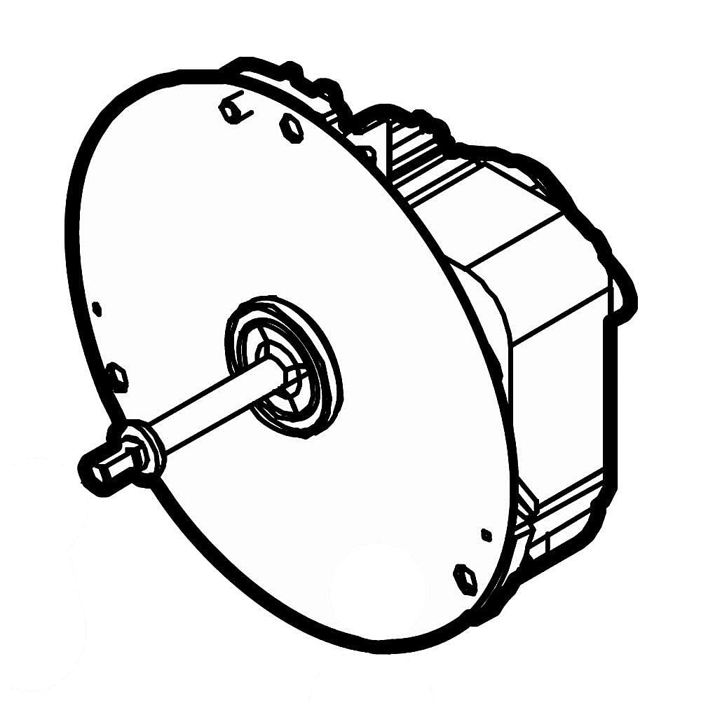 Part #139008502, Wall Oven Convection Fan Motor / 8.10 x 6.40 x 5.40