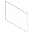 Wall Oven Door Middle Glass for Electrolux EW30EW55PSF - Part 139010501