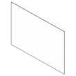 Wall Oven Door Middle Glass 139010505